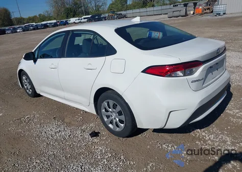 2020 Toyota Corolla Le z USA, uszkodzony, nr VIN 5YFEPRAE9LP051118